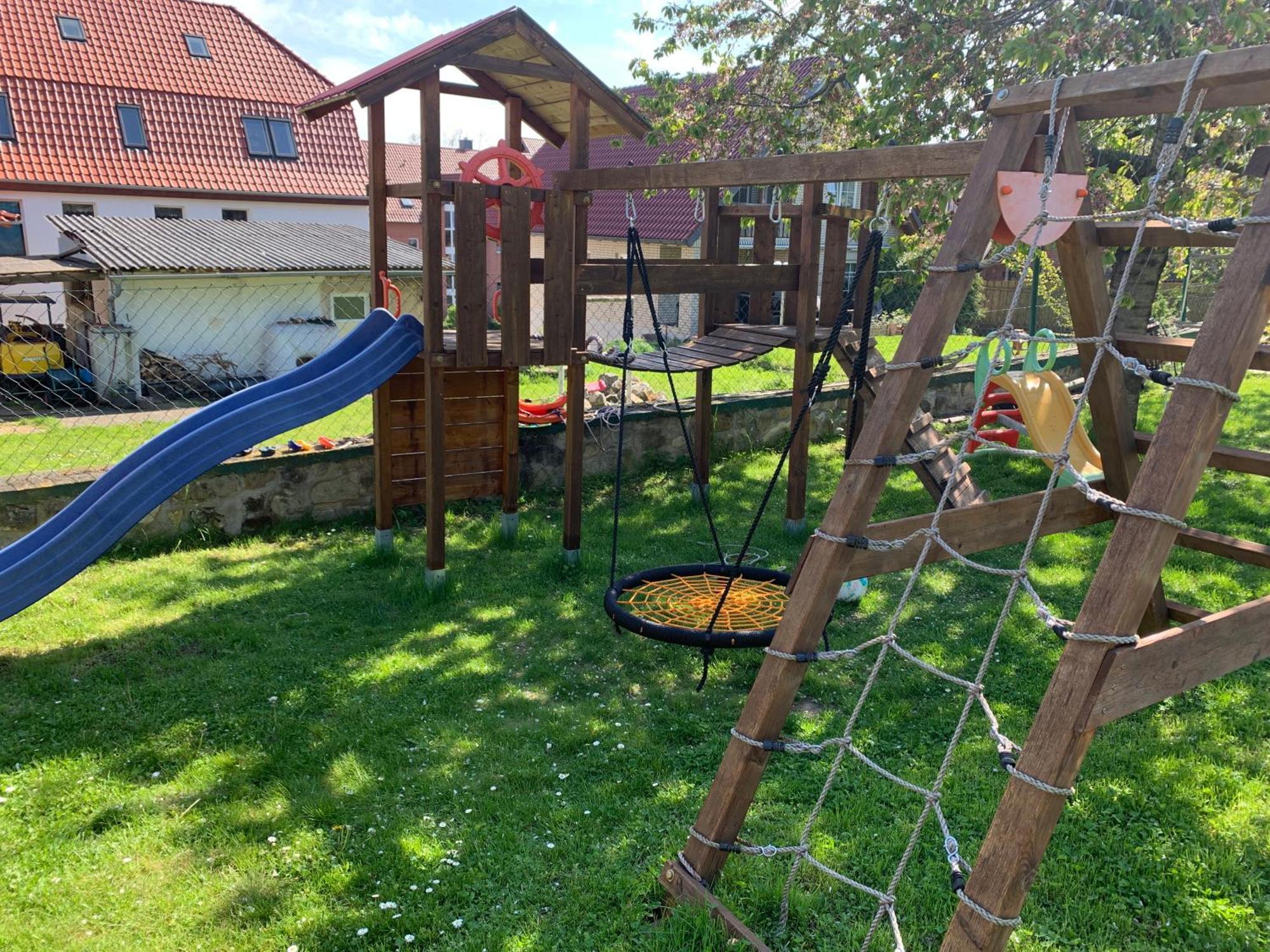 Blockhausvermietung Vor dem Gröperntor Quedlinburg Exterior foto