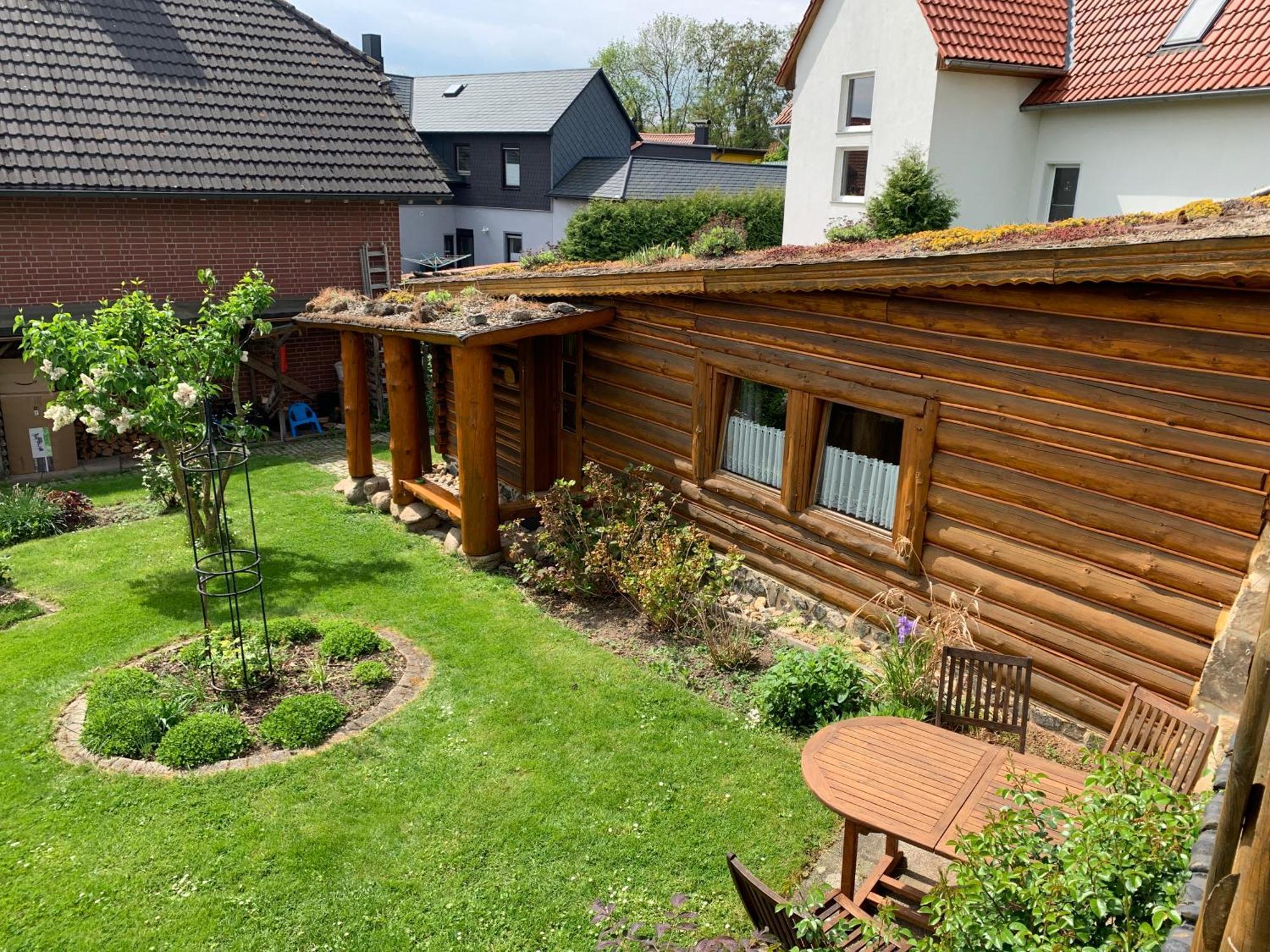 Blockhausvermietung Vor dem Gröperntor Quedlinburg Exterior foto
